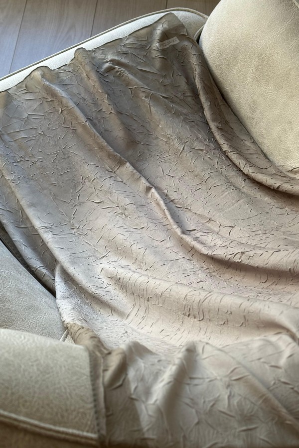 Degrade Desen Pamuk Kraş Şal - Yeşil