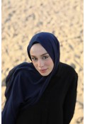 Organic Cotton Comfort Şal - Lacivert