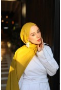 Organic Cotton Comfort Şal - Oksit Sarı