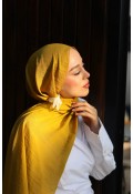 Organic Cotton Comfort Şal - Oksit Sarı