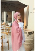 Organic Cotton Comfort Şal - Pembe