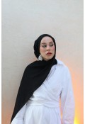 Organic Cotton Comfort Şal - Siyah