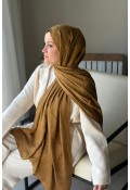 Lora Desen Ayrobin Jakar Şal - Camel
