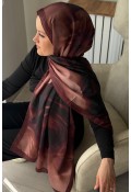 Marline Desen Soft Pamuk Şal - Acı Kahve Siyah