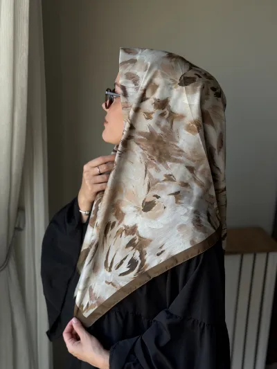 Lilya Desen Soft Eşarp - Olive