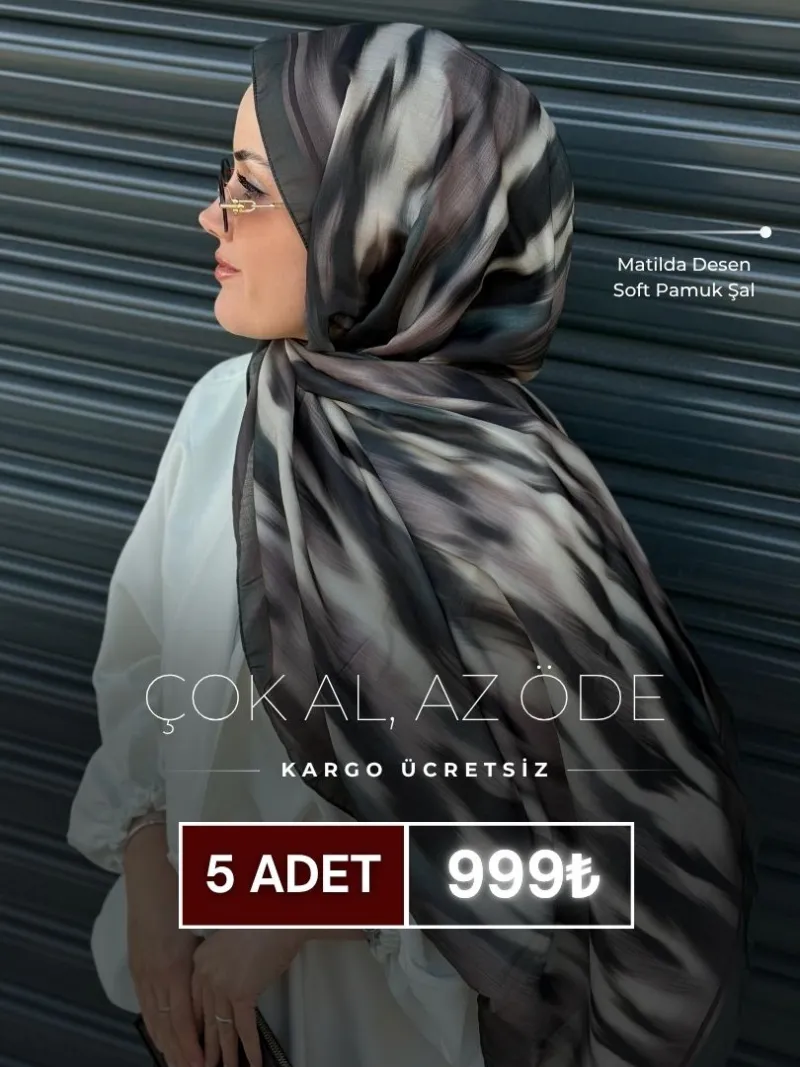 Soft pamuk şal koleksiyonu kampanyası