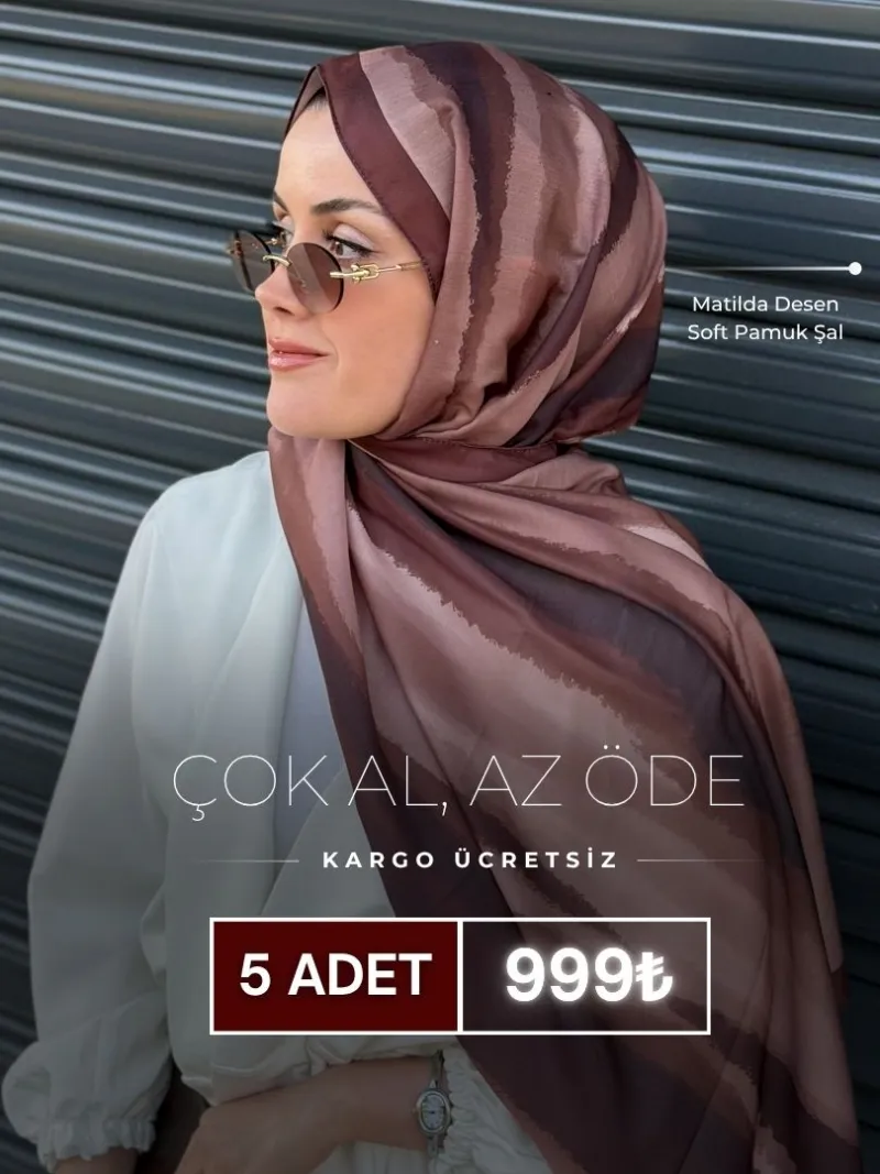 Yeni sezon şal modelleri