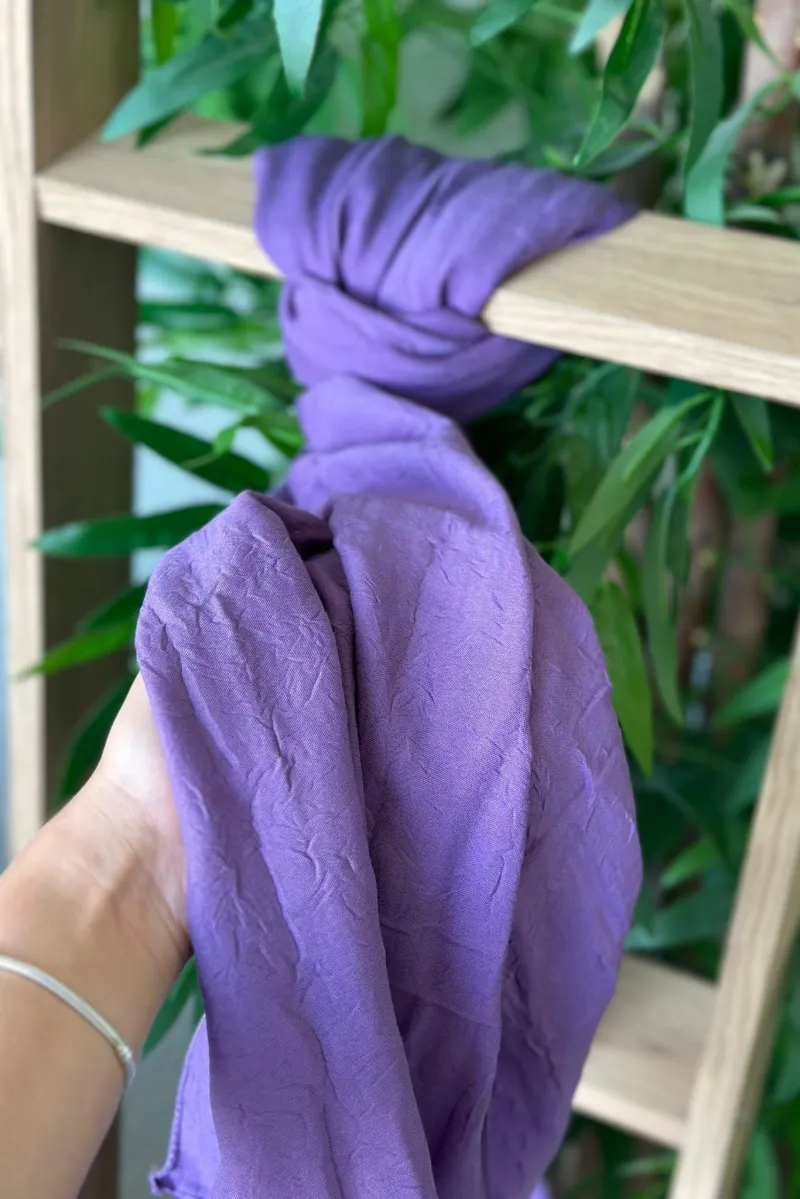 Bambu Kraş Şal - Lila - 2