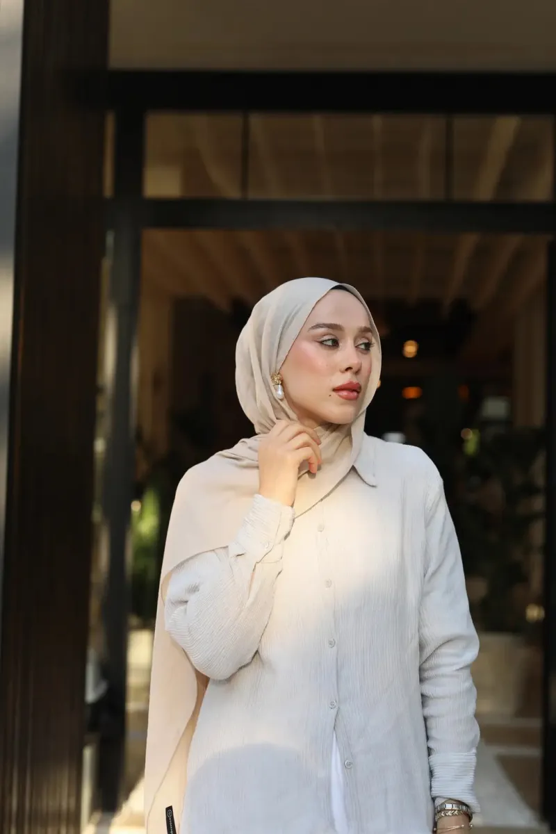 Organic Cotton Comfort Şal - İğde - 2