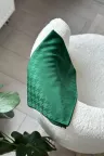 Kazayağı Desen İpeksi Jakar Şal - Zümrüt küçük görsel 2
