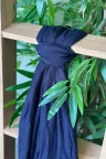 Bambu Kraş Şal - Lacivert küçük görsel 1