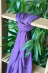 Bambu Kraş Şal - Lila küçük görsel 1