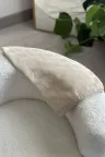 Su Yolu Desen İpeksi Jakar Şal - Fildişi küçük görsel 1