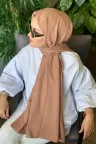 Pamuk Cazz Şal - Ultra Bej küçük görsel 1