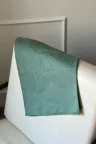 Dokuma Jakar Etnik Desen Şal - Su Yeşili küçük görsel 2