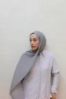 Organic Cotton Comfort Şal - Antrasit küçük görsel 1