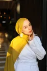 Organic Cotton Comfort Şal - Oksit Sarı küçük görsel 1