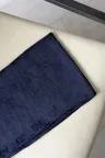 G Desen Ayrobin Pamuk Jakar Şal - Lacivert küçük görsel 4