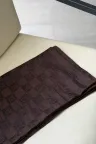 G Desen Ayrobin Pamuk Jakar Şal - Acı Kahve küçük görsel 3