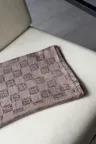 G Desen Ayrobin Pamuk Jakar Şal - Tozlu Kahve küçük görsel 3