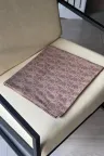 D Desen Ayrobin Jakar Şal - Tozlu Kahve küçük görsel 4