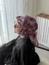 Lilya Desen Soft Eşarp - Gül Kurusu küçük görsel 3