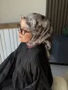 Lilya Desen Soft Eşarp - Acı Kahve küçük görsel 2